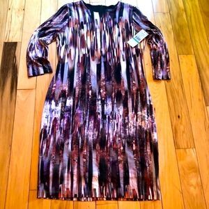 KAREN KANE AMBER WAVES SHEATH DRESS L NWT